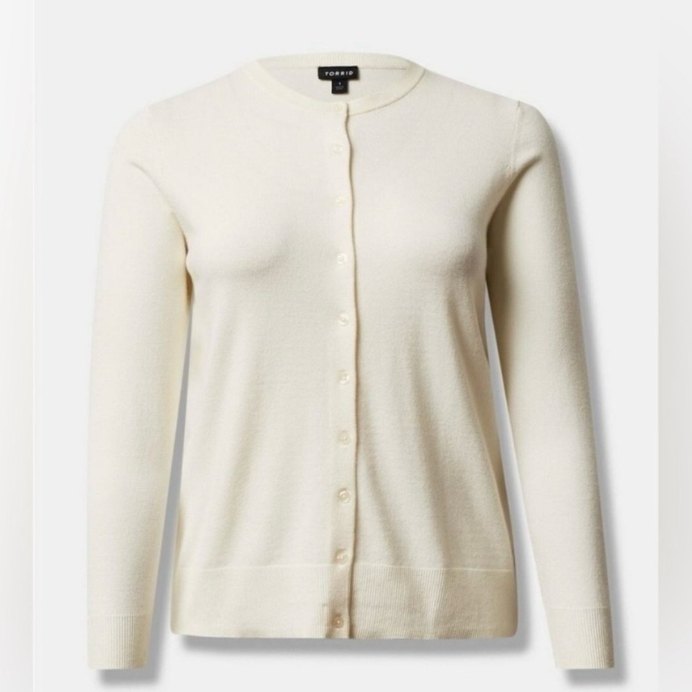 Torrid Everyday Soft Cardigan Crew Sweater, Size 0X